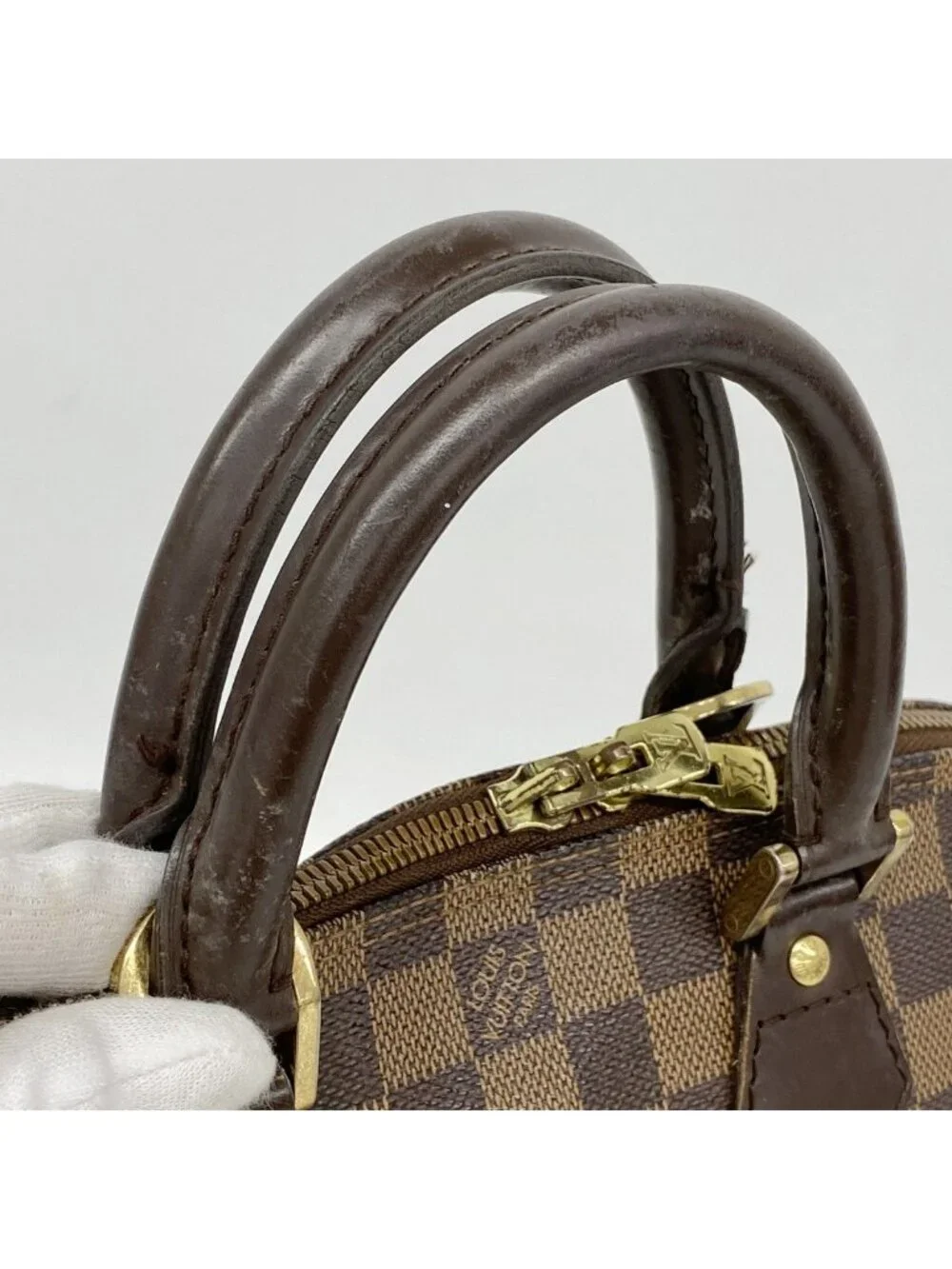 Louis Vuitton Handbag Damier Alma Ebene